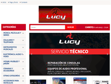 Tablet Screenshot of lucyvideo.com.ar